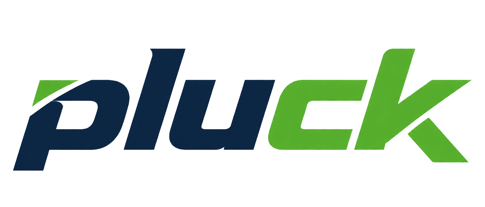 pluck logo home navigation